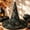 B, variant on Voska Halloween Party High Top Witch Hat Fashion Headwear Stylish Costume Accessory for Party Camping Beach Outdoor Daily Activities A One Size