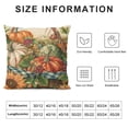 thumbnail image 5 of Qinduosi Fall Pillow Covers Fall Autumn Thanksgiving Pumpkin Sunflower Throw Pillow Cases Orange Buffalo Plaid Farmhouse Decorative Cushion Cover White, 5 of 5