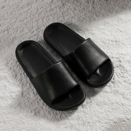 

Yzengfg Summer Couple Multi Coloured Home Non Slip Indoor Bathroom Beach Large Size Soft Bottom Slippers Diet Shoes