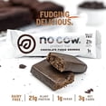 thumbnail image 3 of No Cow Vegan Protein Bars, Chocolate Fudge Brownie, Box of 12, 3 of 10