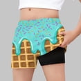 thumbnail image 2 of Gamivast Teen Boys 2-In-1 Swim Board Shorts Icecream Print Compression Liner Trunks Summer Beach Volleyball Wear Athletic Sporty Bottoms Quick Dry, 2 of 7