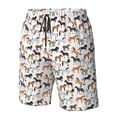 thumbnail image 4 of Balery Horse Traje de Baño Estilo Hawaiano para Hombre, Shorts de Secado Rápido con Bolsillos-3X-Large, 4 of 6