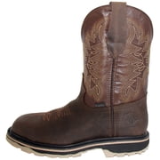 The Western Shops Men's Leather Square Toe/ Steel Toe Work Boot