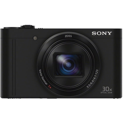 Sony Cyber-shot DSC-WX500 Digital Camera (DSCWX500/B) + 64GB Card