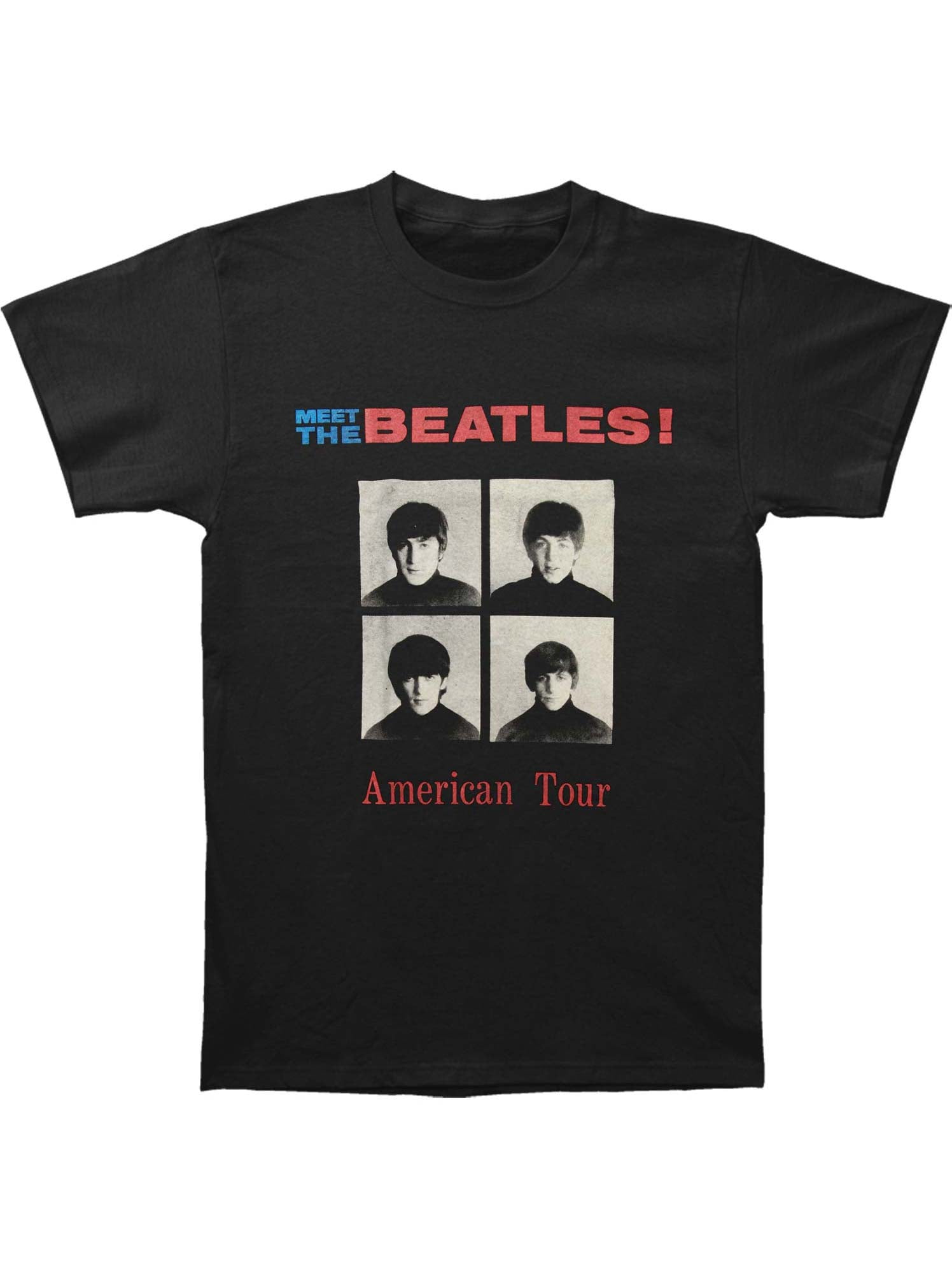 The Beatles Beatles Men's American Tour 1964 Slim Fit Tshirt Large