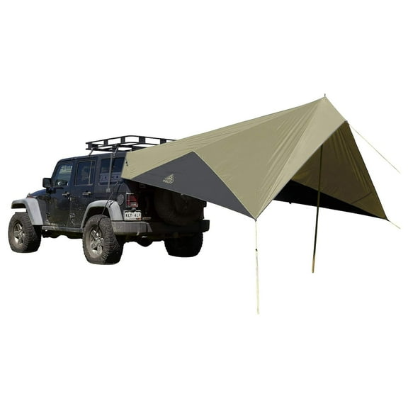 Waypoint Tarp, Car Camping and Tailgating Shelter, Universal Vehicle Mount Elm/Dark Shadow One Size