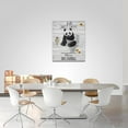 KSIW-Funny Panda Bathroom Wall Art Panda Bathroom Pictures Cute Animal ...