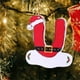 thumbnail image 3 of 26 adornos navideños de madera roja con letras | Colgantes del alfabeto para decorar el árbol de Navidad | Incluye letras de la A a la Z para personalizar el nombre, 3 of 3
