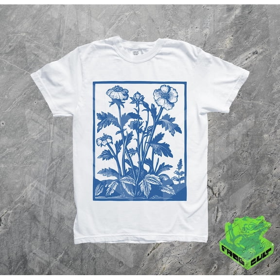 Vintage Wildflowers Graphic Shirt, 90s Retro Flowers Tee, Pressed Flowers, Gift For Her, Flower Girl TH200565