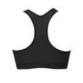 thumbnail image 4 of Womens Push Up Bikini Top Sports Bra Racerback Swim Neck Bathing Suits Padded Crop Swimsuit Tops Black XS, 4 of 4