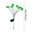 thumbnail image 3 of XGFHYJEH St Patrick's Day Solar Stake Lights Irish Shamrock Pathway Lights Outdoor Waterproof Light for Garden Yard Lawn Decor Decorations, 3 of 5