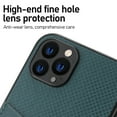 thumbnail image 4 of Dteck Slim Case for iPhone 13 Pro Max with Credit Card Holder, Luxury PU Leather Protective Cover with Camera Lens Protector, Green, 4 of 7