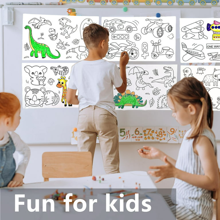 Childrens Drawing Roll, Coloring Drawing Roll of Paper for Kids