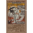 thumbnail image 2 of Henrique Alvim Corrêa 16x24 Black Ornate Framed Double Matted Museum Art Print Titled: The War of the Worlds, L’Vandamme Edition Announcement Poster (1906), 2 of 5