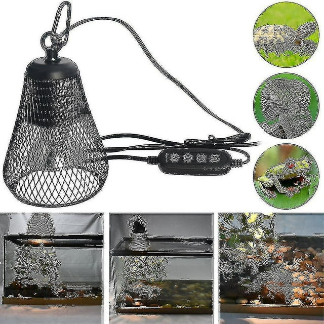 Uva Uvb Reptile Heat Lamp With Dimmable For Tortoise Lizards Snake_lilai
