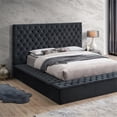 thumbnail image 5 of Home Square 2-Piece Set with Queen Bed & 4-Drawer Chest Dresser in Black, 5 of 12