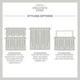 thumbnail image 6 of ELLE DECOR Ellis Botanical Light Filtering Back Tab Rod Pocket Curtain Panel Pair, 54x108, Taupe, Set of 2, 6 of 7