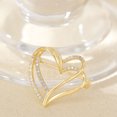 thumbnail image 6 of Grofry Double Heart Brooch Elegant Rust-proof Alloy Pin for Women Versatile Wedding Corsage Accessory, 6 of 7