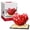 Red, variant on 768Pcs 3D Floral Heart Building Kit, Love Hidden in Flowers Bouquet, Creative DIY Craft Set , Valentine's Birthday Mother's Day Graduation Gift, Home Decor,Red