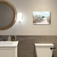 thumbnail image 6 of Beach Canvas Wall Art for Bathroom Ocean Pictures Seaside Bicycle Canvas Print Seascape Painting Framed Teal Aqua Blue Calming Shoreside Artwork for Modern Coastal Themed Lake Home Bedroom Décor Ready, 6 of 6