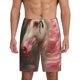 thumbnail image 1 of Balery Haired White Horse Pantalones cortos de pijama de punto de algodón para hombre con cinturilla y bolsillos-4X-Large, 1 of 6