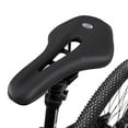 thumbnail image 1 of Labymos Water-resistant Bike Seat Soft with Breathable Hollow Design Cushioned Universal Saddle, 1 of 7