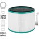 thumbnail image 5 of Air Purifier Filter Replacements for HP00/HP01/HP02/HP03 DP01/DP03 Desk Purifiers HEPA Filte Air Purifier Filter, 5 of 5