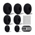 thumbnail image 1 of Donas para Chongo Mágico Espuma Con Broche De Cabello Peinados 7 Pzs negro, 1 of 3