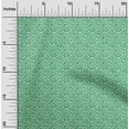 thumbnail image 2 of oneOone Cotton Cambric Green Fabric Damask Sewing Craft Projects Fabric Prints By Yard 42 Inch Wide, 2 of 4
