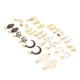 thumbnail image 3 of Joyería para rastas, 29 piezas de joyería para rastas envuelta, decoración de rastas, joyería trenzada, ingeniería de precisión, 3 of 8