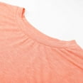 thumbnail image 4 of Women Summer Short Sleeved T Shirt Polyester Spandex Ribbed Knit for Summer Outings, 4 of 7