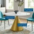 thumbnail image 5 of Modway Tupelo 47" Dining Table in Gold White, 5 of 6