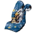 thumbnail image 6 of Binienty Tropical Floral Eagle Car Seat Towel Covers For Post Gym Workout Swimming Hiking Anti-Slip Machine Washable Car Seat Cover Towel for Truck Van SUV, 6 of 8