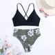 thumbnail image 3 of Bikini con estilo para mujer con almohadilla en el pecho sin soporte de acero Correa cómoda Traje de baño dividido Conjunto de dos piezas para la playa OAVQHLG3B Store  lin121212, 3 of 3