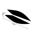 thumbnail image 3 of Xotic Tech Styling Headlight Eyebrow Eyelid Sticker Trim for Chevrolet Corvette 2014-2019, Headlamp Eye Lid Cover Decal Overlay, Glossy Black, 3 of 8