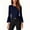 Blue, variant on Women's Sparkly Shirts Mesh Bell Long Sleeve Crew Neck Ruched Fitted Tees Casual Party Going Out Tops