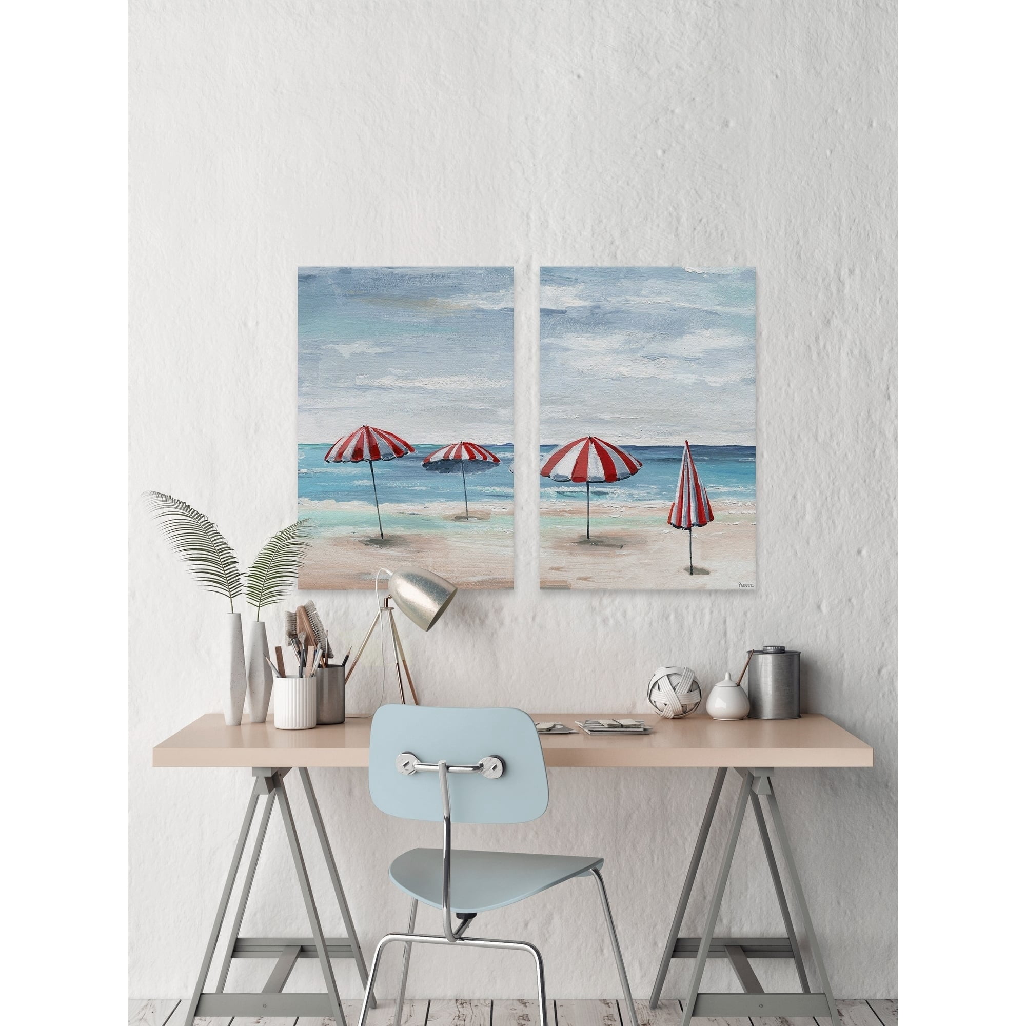 Parvez Taj Umbrella Sticks Diptych