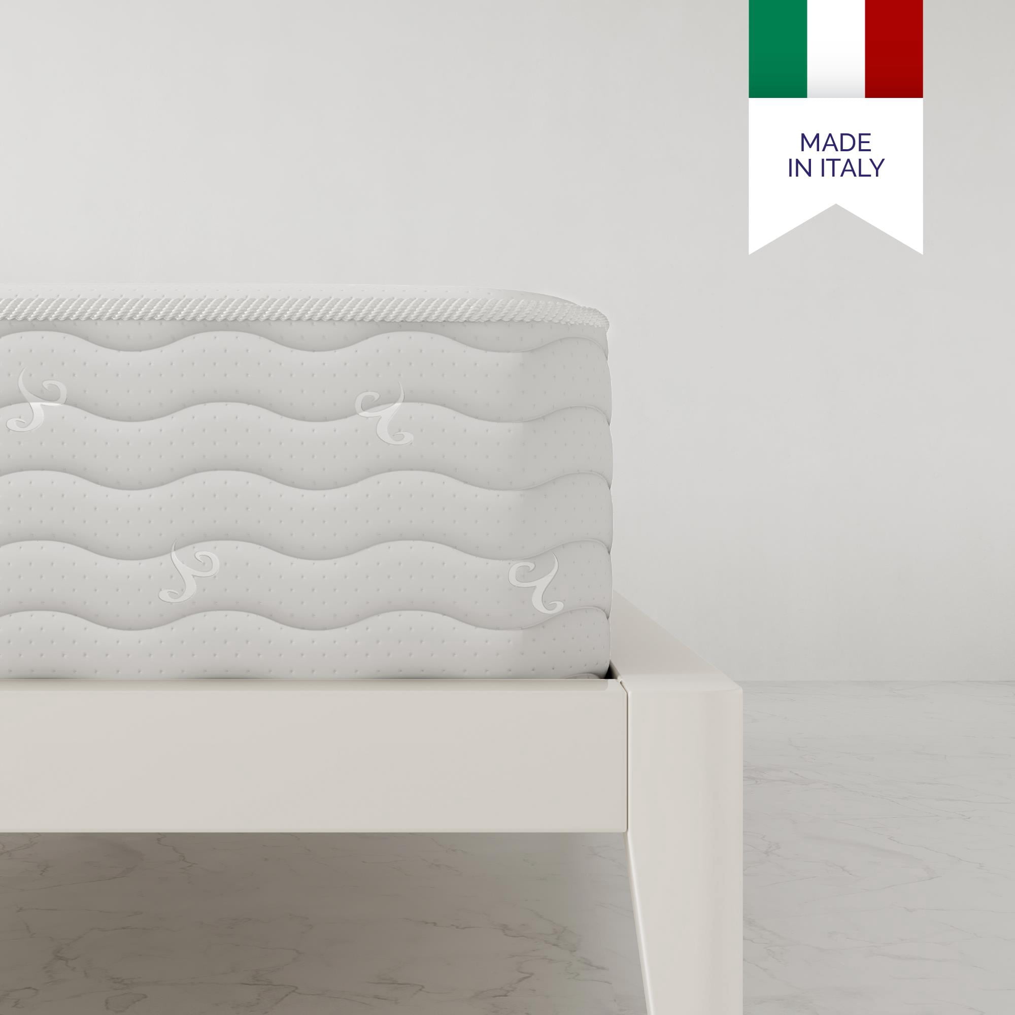 Signature Sleep Contour 8" Reversible Mattress, Independently Encased Coils, Bed-in-a-Box, Made in Italy, Full