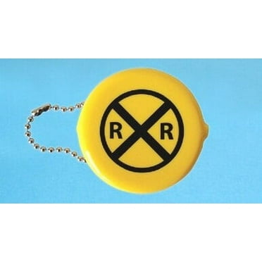 Railroad Crossing Sign Squeeze Purse