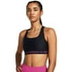 thumbnail image 1 of Sujetador deportivo Under Armour Crossback Mid Impact para mujer, negro S, 1 of 2