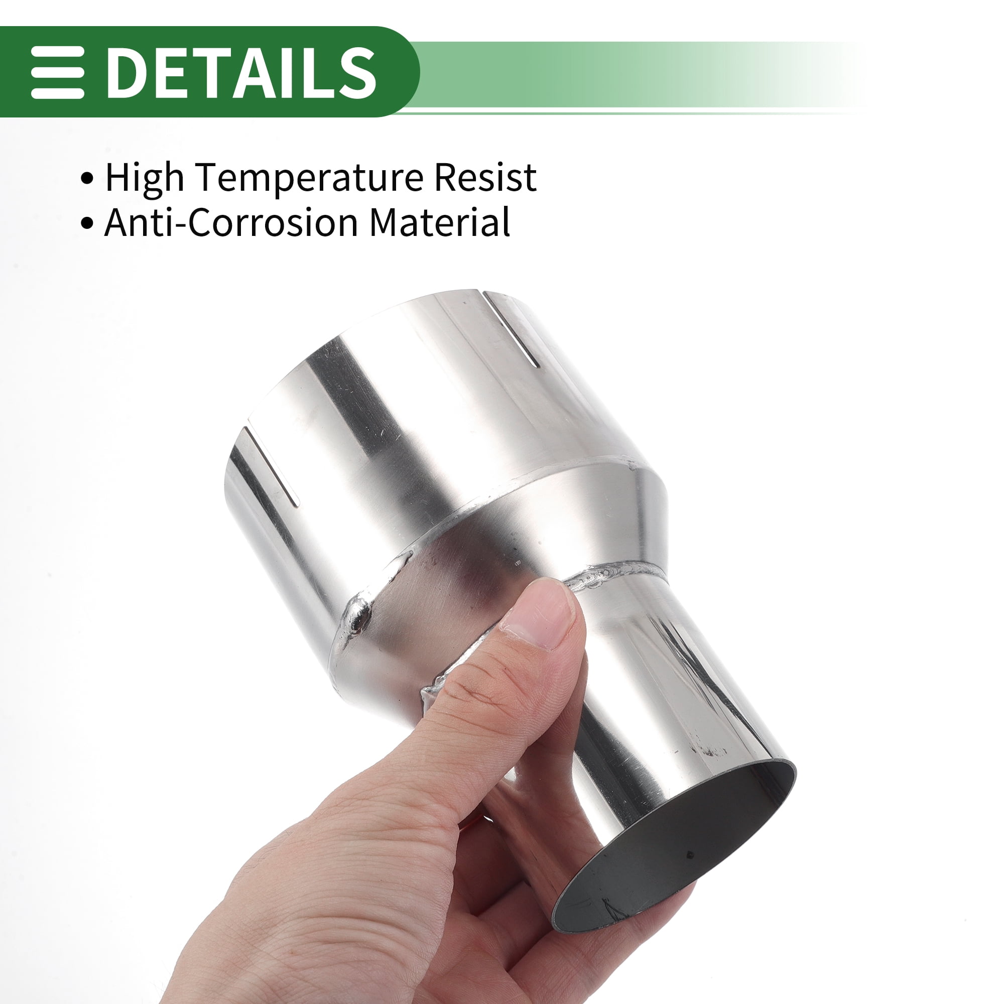 Unique Bargains Easy Use Mandrel Exhaust Bend Elbow Concentric Reducer 2.5"OD to 3.5"OD