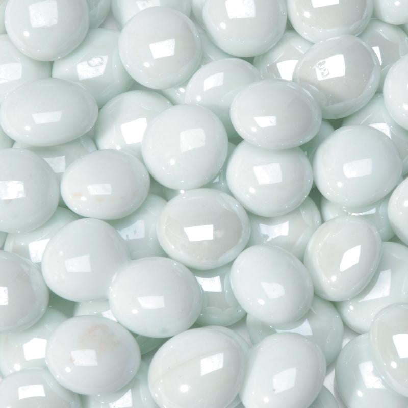 Floral Glass Gems Luster 12ozwhite
