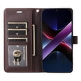 thumbnail image 3 of FOXDOCK Funda tipo Cartera para Xiaomi POCO X7 Pro 5G – Cubierta de Cuero PU con Múltiples Ranuras, Bolsillo para Efectivo y Correa de Muñeca, 3 of 6