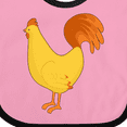 thumbnail image 4 of Inktastic Cute Yellow Chicken Boys or Girls Baby Bib, 4 of 4