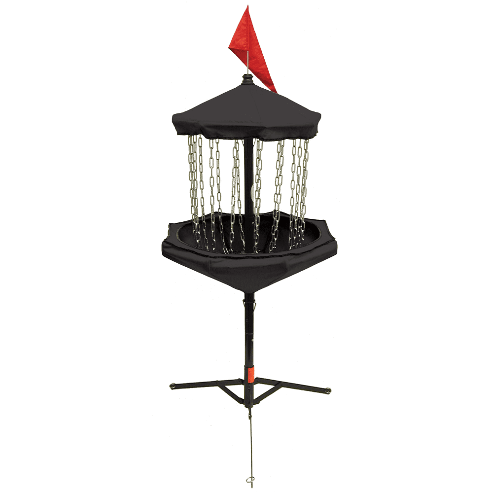 used portable disc golf basket