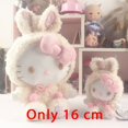 thumbnail image 1 of Sanrio-juguetes de peluche de Hello Kitty para niños, muñecos de peluche suaves de dibujos animados Kawali Kuromi, My Melody, Cinnamoroll, regalos de cumpleaños, 2023Kitty 16cm B Fivean Toy model, 1 of 2
