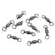 thumbnail image 2 of 30 Piezas Giratorias de Rodamiento de Bolas Herramienta de Pesca de Cobre Giratoria Resistente Negro 4 # Soledad Rodamientos giratorios de bolas, 2 of 7