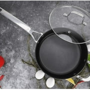 Swiss Diamond Hard Anodized Nonstick 8-Piece Cookware Set - Vented Lids Included