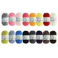 thumbnail image 5 of YIEMEEN Hand Knitting Yarn Colourful Crochet Yarn Milk Cotton Yarn Knitting Accessories, 5 of 20