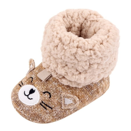 

Baby Girls Boys Warm Shoes Soft Comfortable Shoes Boots Toddler Warming Shoes